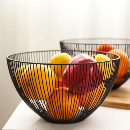 Creative Fruit Basket Iron Fruit Basin Food..