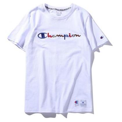 Champion Solid Color Rainbow Embroidery Classic..