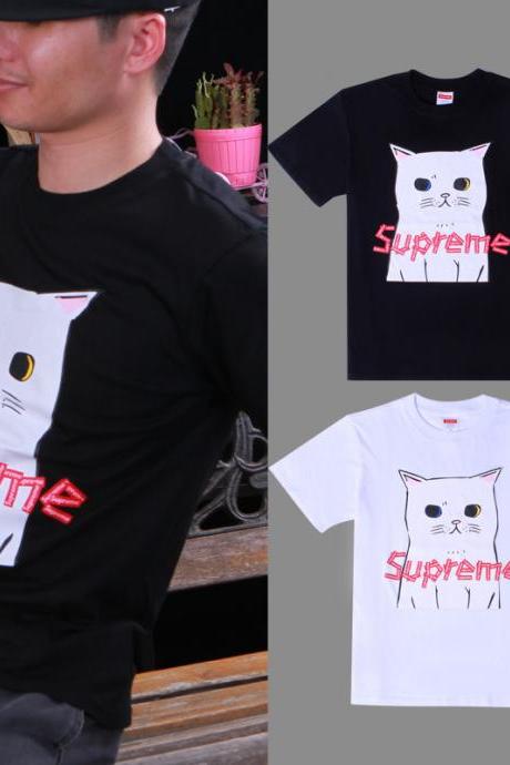 Superme Lovely Cat Lovers T-shirt